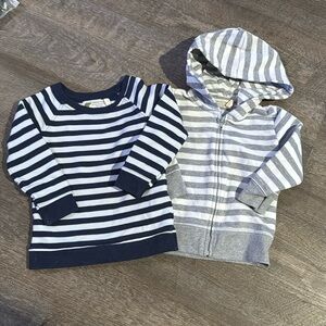 Monica and Andy pullover and sweatshirt